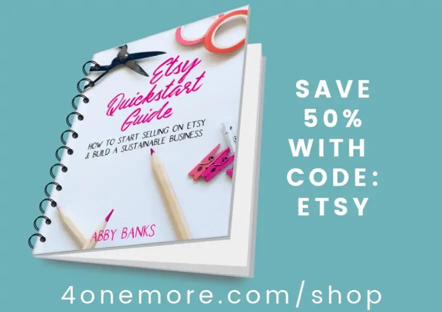 Etsy Quickstart Guide workbook cover