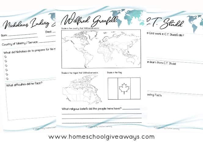 Missionary Study Pages