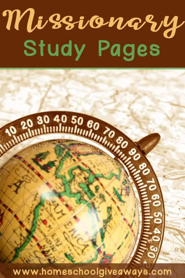 Missionary Study Pages