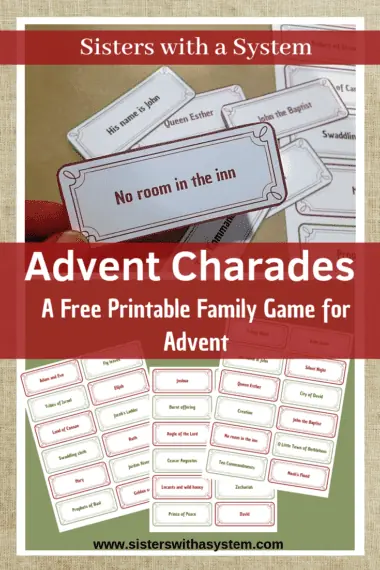 Advent Calendars A Free Printable Family Game for Advent