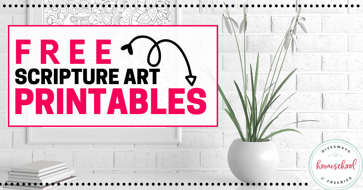 FREE Scripture Art Printables