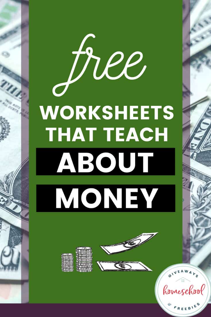 free worksheets that teach about money homeschool giveaways