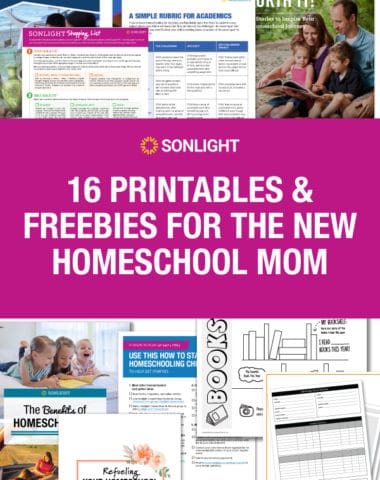 16 Printables and Freebies for the New Homeschool Mom