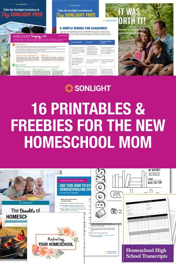 16 Printables and Freebies for the New Homeschool Mom