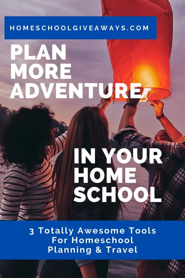 image of teens launching chinese lantern into the sky with text overlay. Plan more adventure in your homeschool with www.homeschoolgiveaways.com