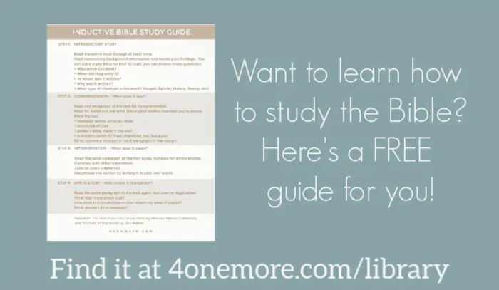 image of Bible Study guide