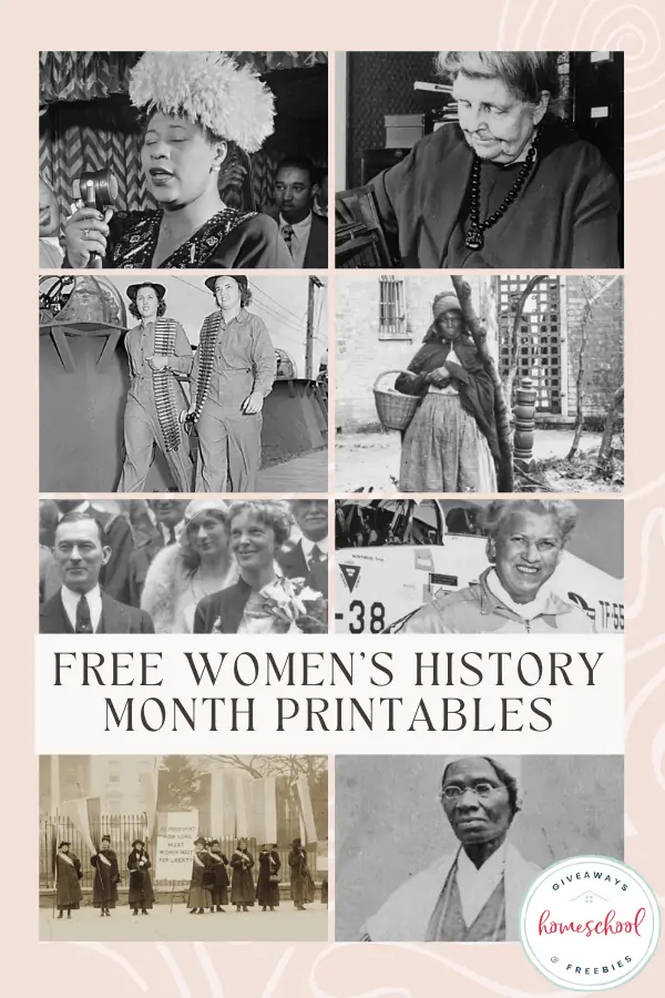 Free Women\'s History Month Printables