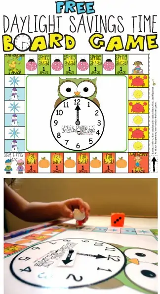 Free Daylight Savings Time Board Game