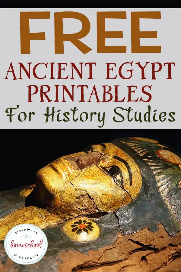 Free Ancient Egypt Printables for History Studies