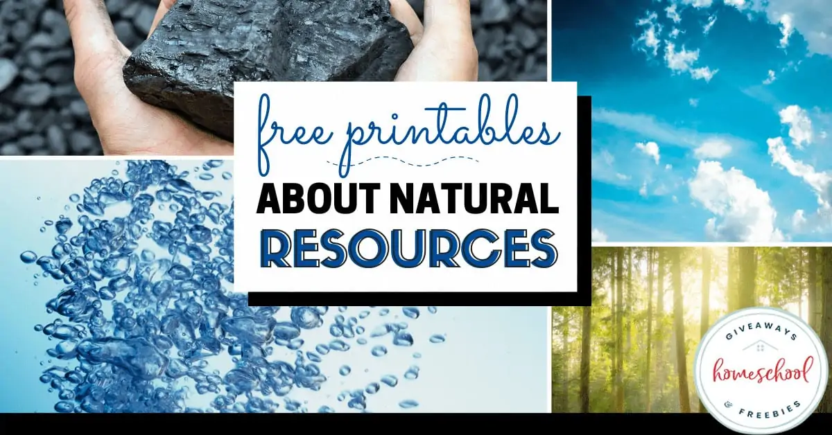 Free Printables About Natural Resources