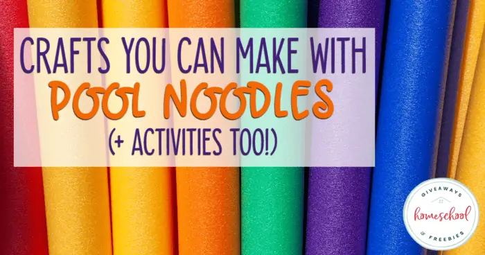 Crafts You Can Make with Pool Noodles (+ Activities Too!)