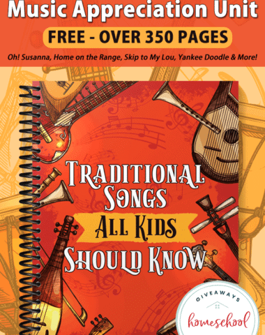 Spiral Notebook of TRaditional Songs Unit for Kids