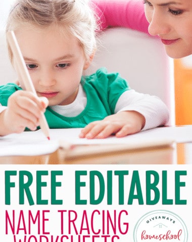 free editable name tracing sheets for beginning writers