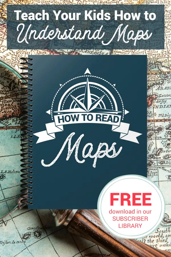 How to Read Maps notebook cover