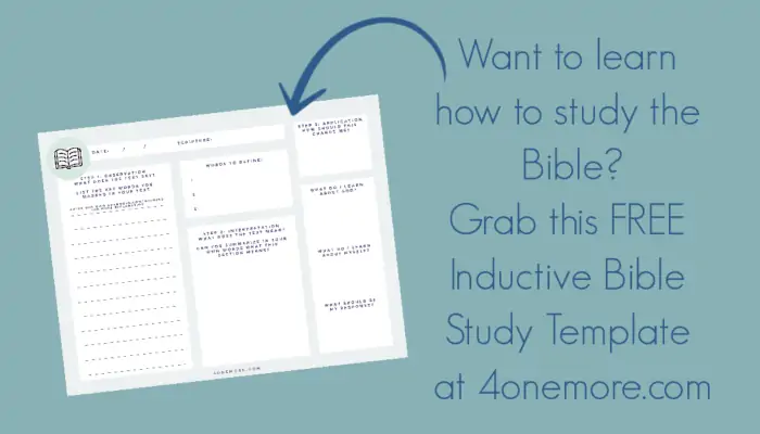 How to Study the Bible text with animated arrow pointing at page example