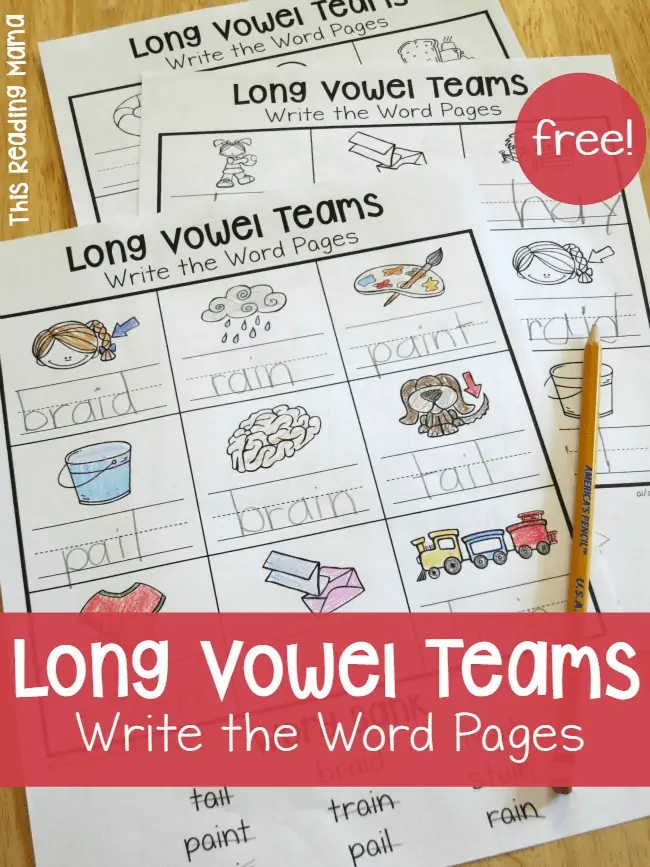 long vowel worksheets