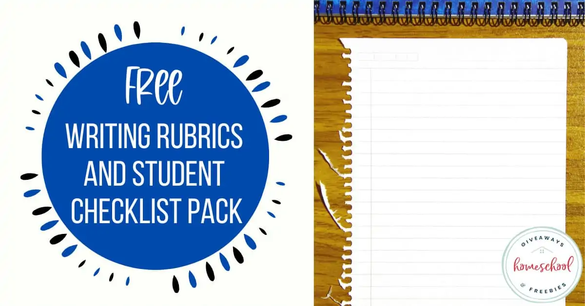 Free Writing Rubrics and Student Checklist Pack
