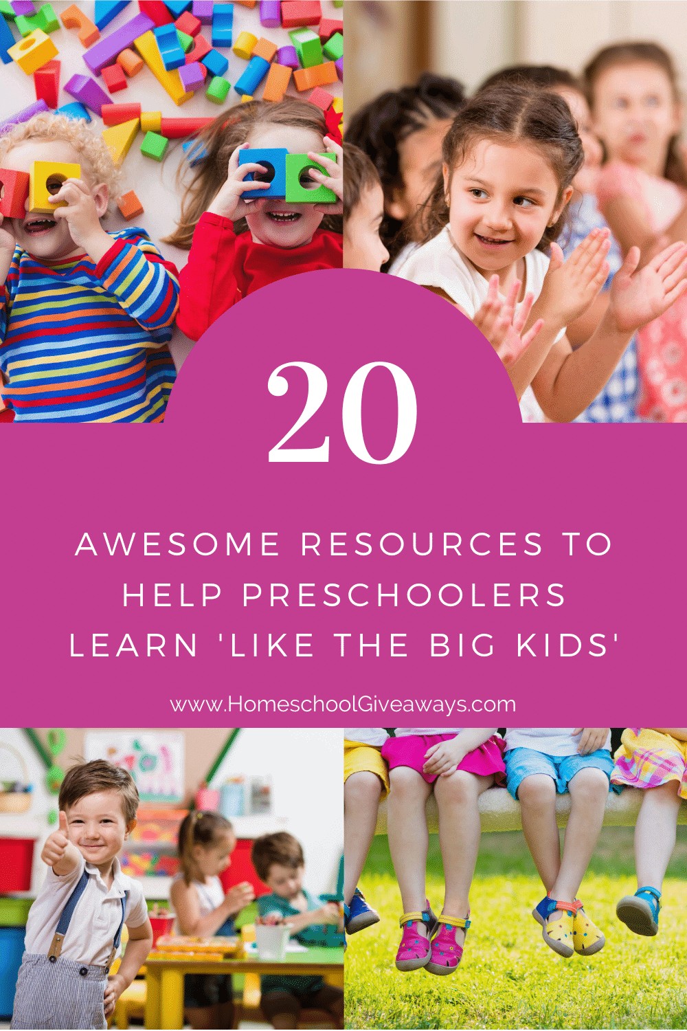Awesome Resources for Preschool Learning 'Like the Big Kids'.