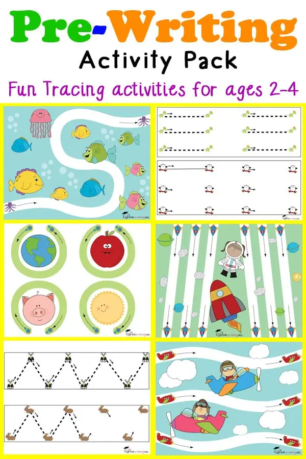 prewriting activities for 2-4
