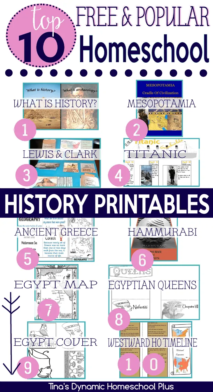 History Printables