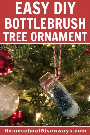 Easy DIY Bottlebrush Tree Ornament