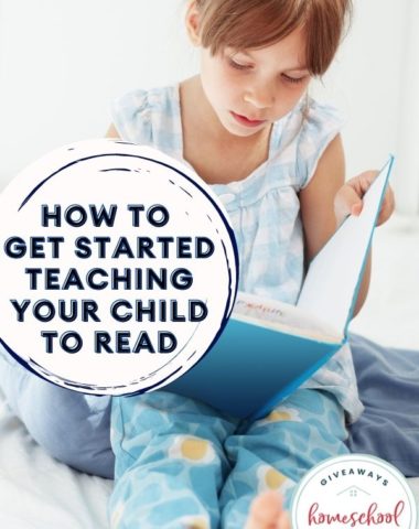 How to Get Started Teaching Your Child to Read. #teachingyourchildtoread #startteachingtoread #readingforbeginners