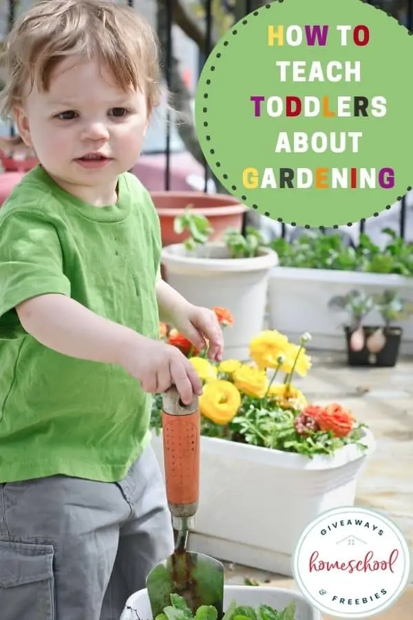 toddler gardening