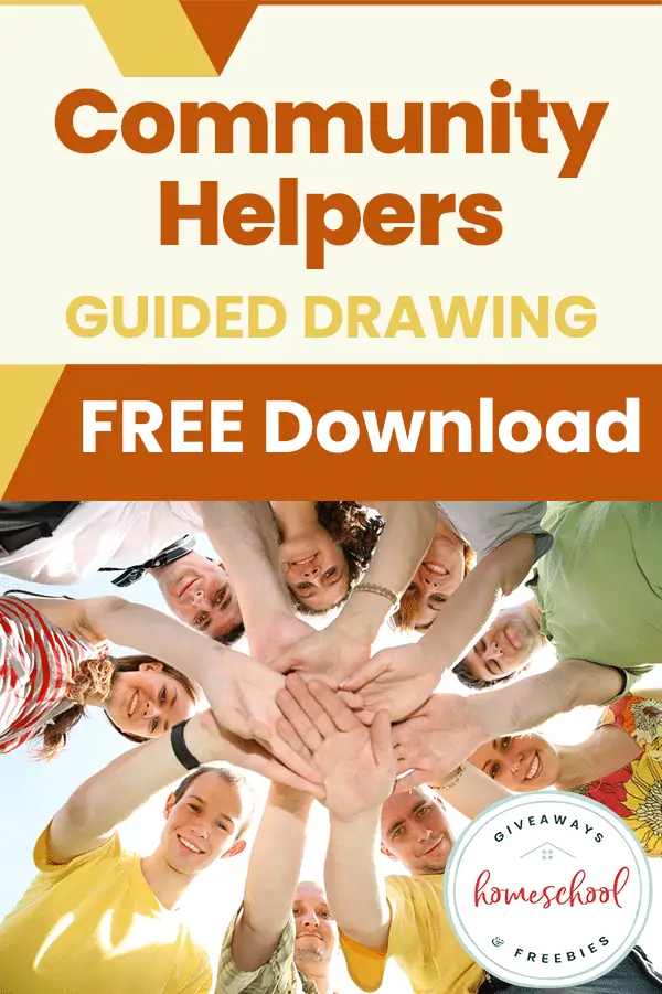 FREE Community Helpers Guided Drawing
