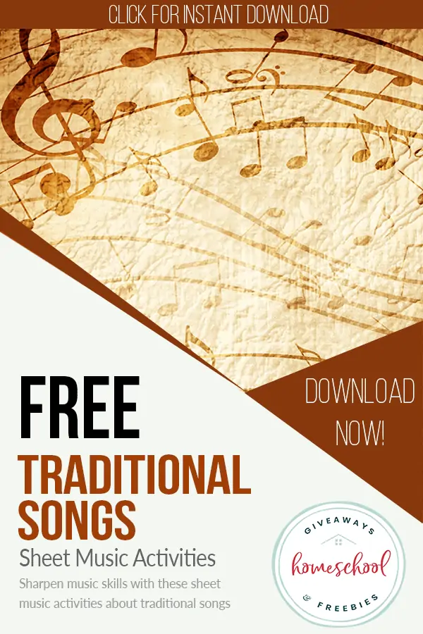 Free Traditional Songs Activity Pack