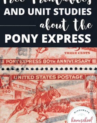 Free Printables and Unit Studies About the Pony Express. #ThePonyExpress #ponyexpressprintables #ponyexpressuntistudy #ponyexpressresources #westwardexpansionponyexpress