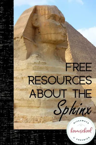 FREE Resources About the Sphinx text with background of the Sphinx