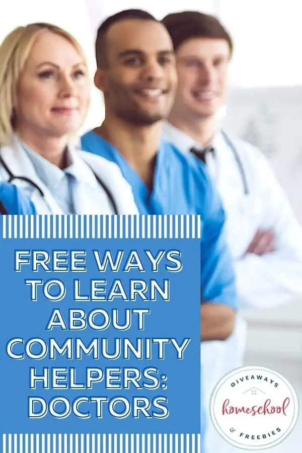 Free Ways to Learn About Doctors text with image of a group of doctors together