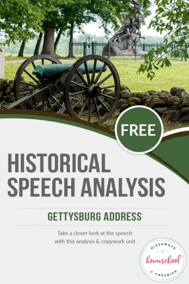 FREE Historical Speech Analysis Gettysburg Address