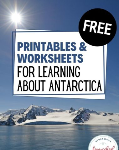 Free Printables and Worksheets for Learning About Antarctica. #homeschoolgiveaways #antarcticaworksheetspdf #antarcticaprintables #learningaboutantarctica