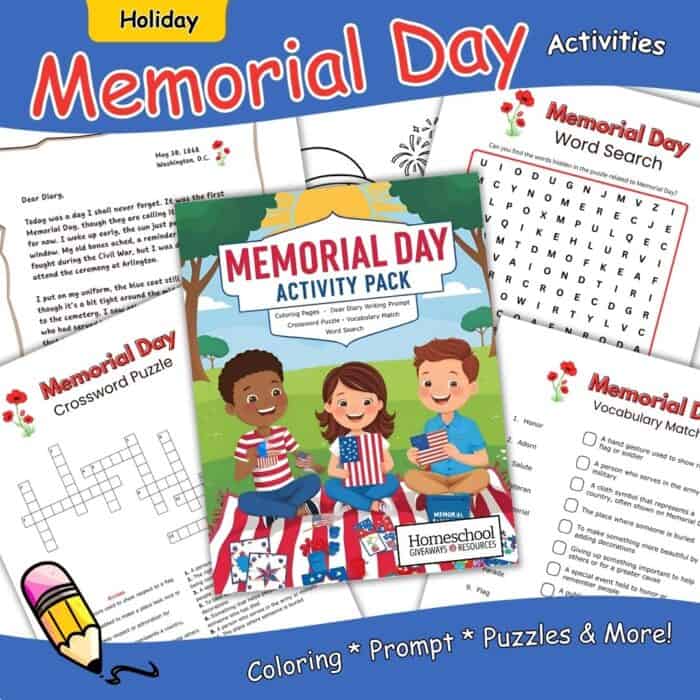 memorial day activities for kids showing kids on a picnic