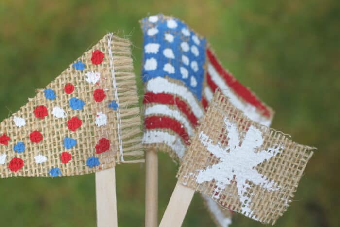 American flag popsicle stick craft