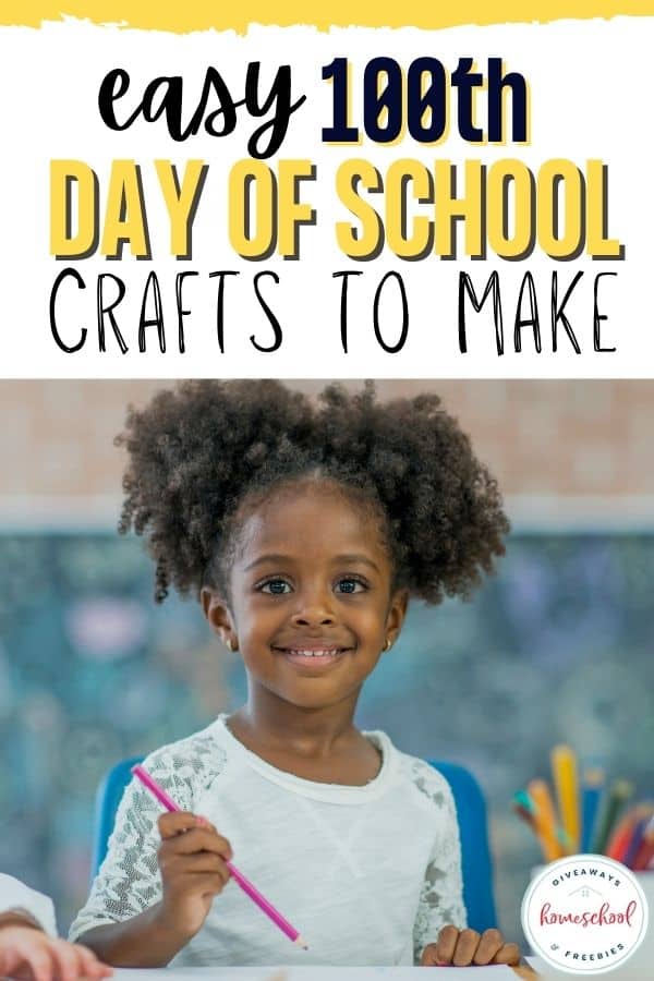 little girl painting Easy 100th Day of School Crafts to Make
