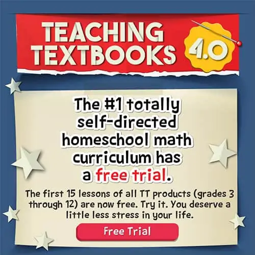 Teaching Textbooks promotion