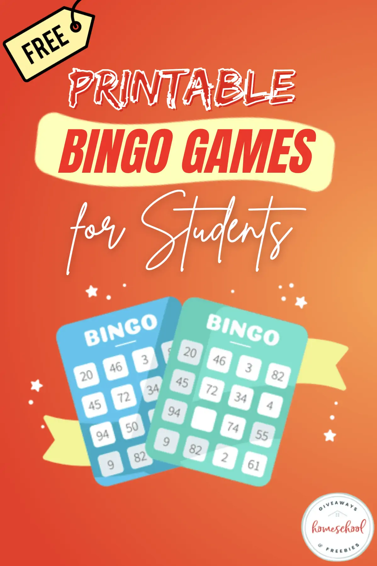 Free Printable Bingo Games for Students