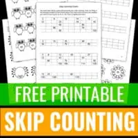 pictures of skip counting worksheets