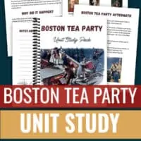 Examples of and text including Boston Tea Party Unit Study