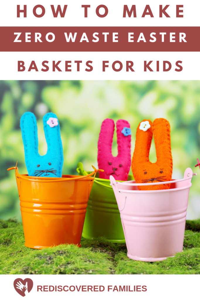 how to make zero waste easter baskets for kids