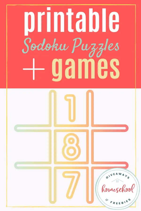 SUDOKUS for KIDS  Math Sudoku Puzzles Ready to print