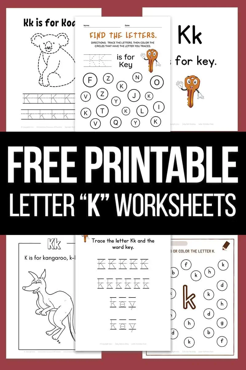 Free Printable Letter K Worksheets