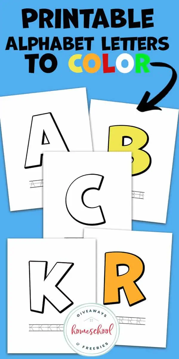 printable alphabet letters pages