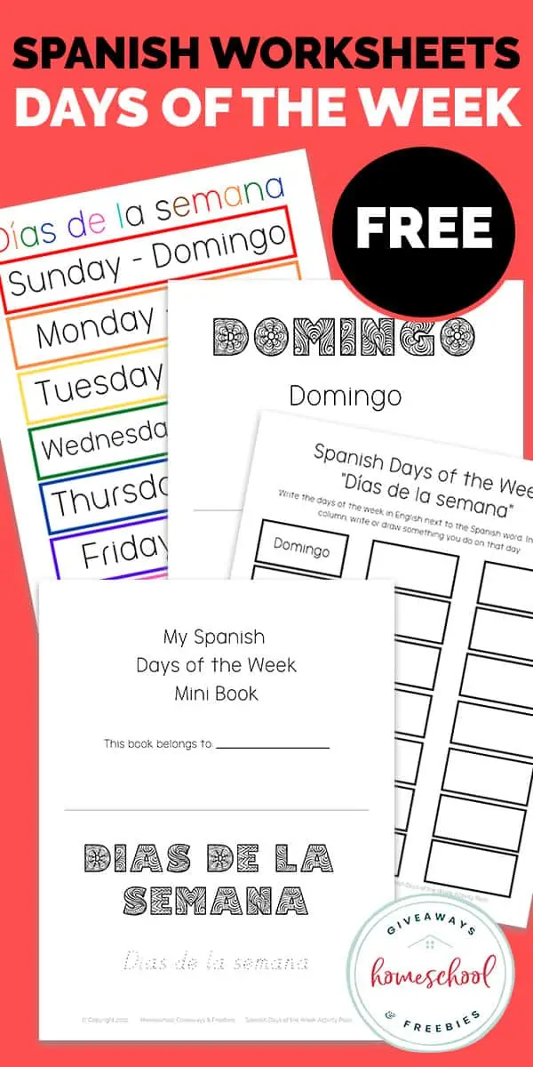 Learn The Days Of The Week In Spanish Free Printables 