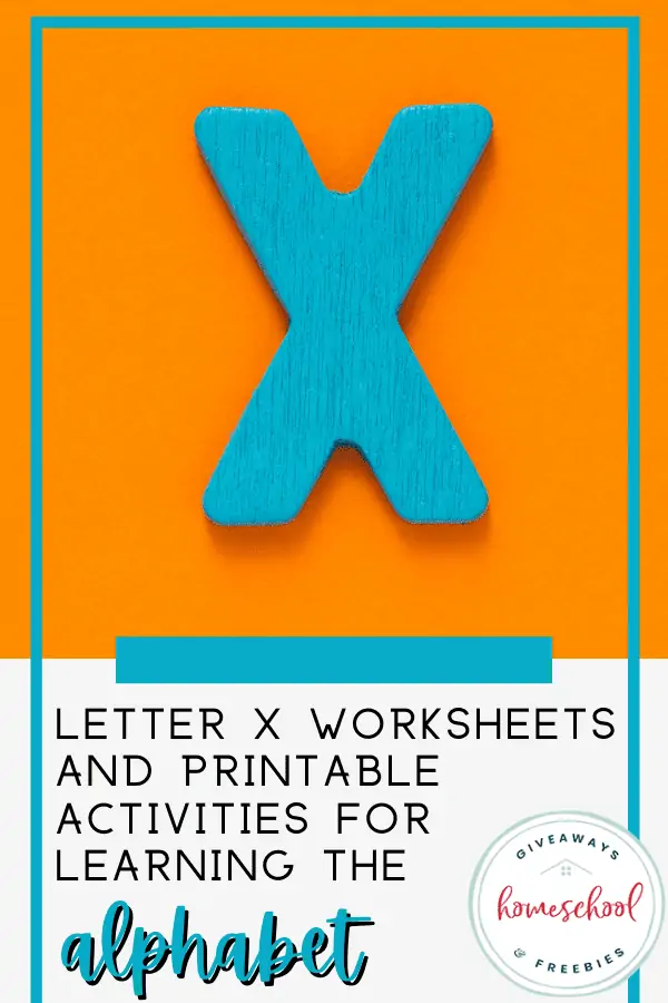 letter X worksheets