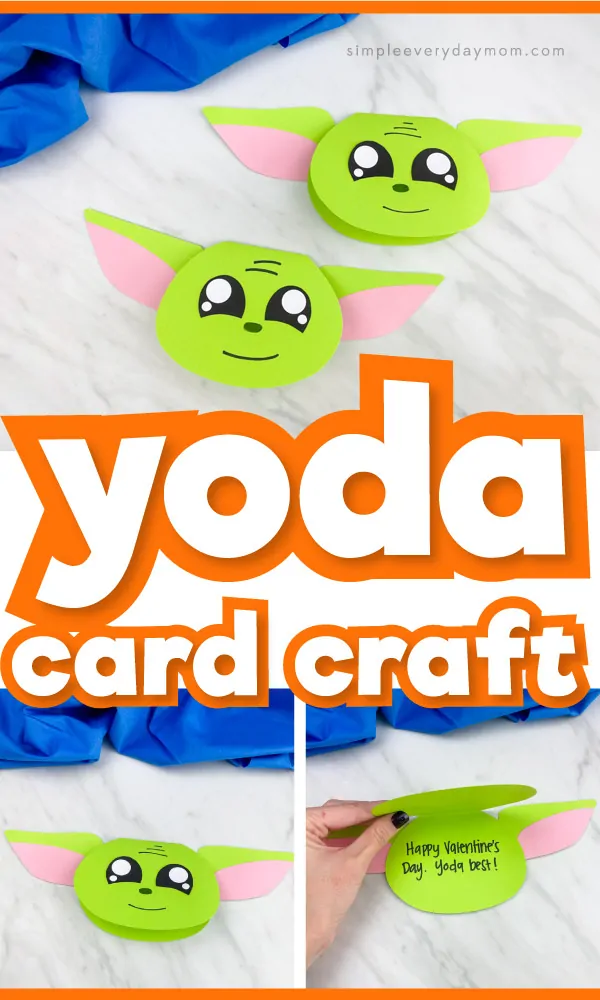 yoda card craft cute baby yoda