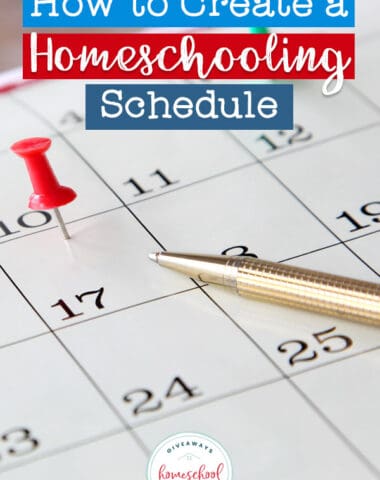 How to create a homeschooling schedule