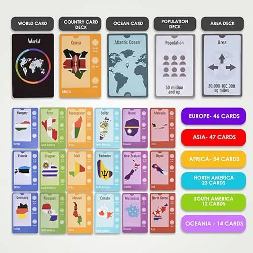 Sweep the World Card Game